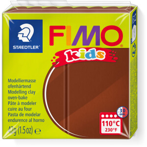 Modelliermasse Staedtler FIMO Kids 8030 - braun...