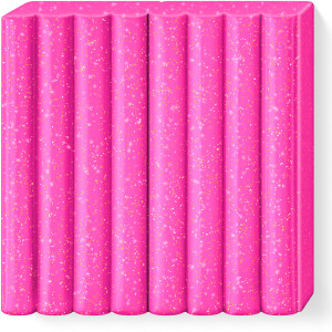 Modelliermasse Staedtler FIMO Kids 8030 - pink glitter normalfarbend ofenhärtend 42 g