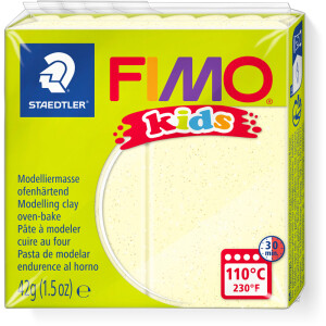 Modelliermasse Staedtler FIMO Kids 8030 - hellgelb normalfarbend ofenhärtend 42 g