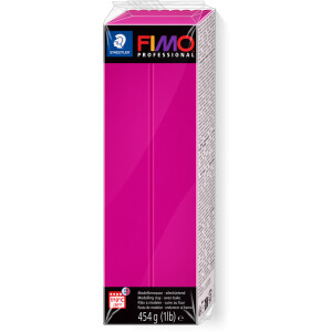 Modelliermasse Staedtler FIMO professional 8041 - magenta normalfarbend ofenhärtend 454 g