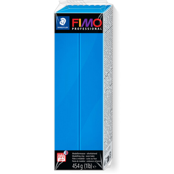 Modelliermasse Staedtler FIMO professional 8041 - blau normalfarbend ofenhärtend 454 g
