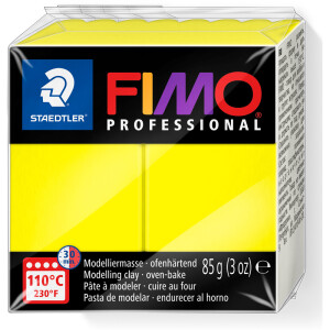 Modelliermasse Staedtler FIMO professional 8004 - zitronengelb normalfarbend ofenhärtend 85 g
