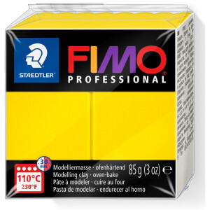 Modelliermasse Staedtler FIMO professional 8004 - reingelb normalfarbend ofenhärtend 85 g