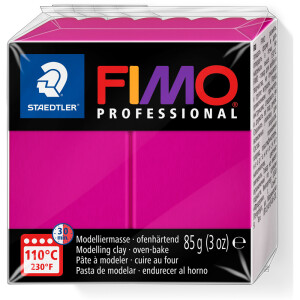 Modelliermasse Staedtler FIMO professional 8004 - reinmagenta normalfarbend ofenhärtend 85 g
