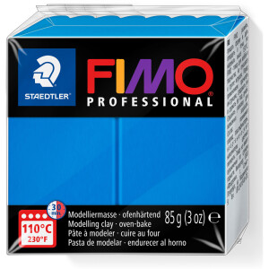 Modelliermasse Staedtler FIMO professional 8004 - reinblau normalfarbend ofenhärtend 85 g