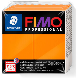 Modelliermasse Staedtler FIMO professional 8004 - orange normalfarbend ofenhärtend 85 g