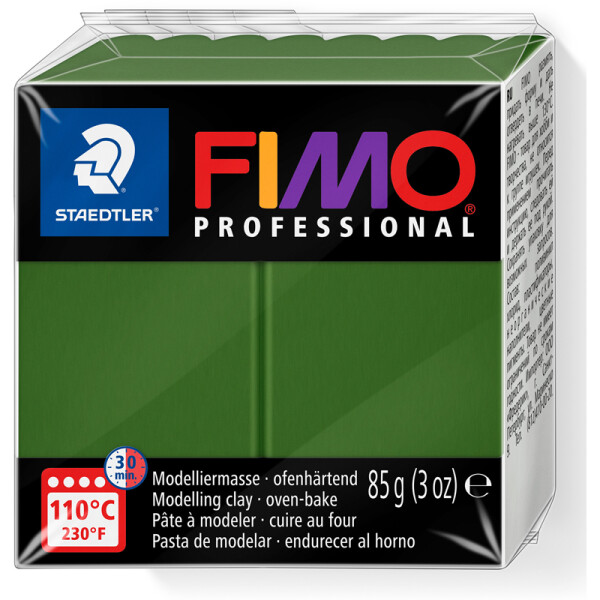 Modelliermasse Staedtler FIMO professional 8004 - blattgrün normalfarbend ofenhärtend 85 g