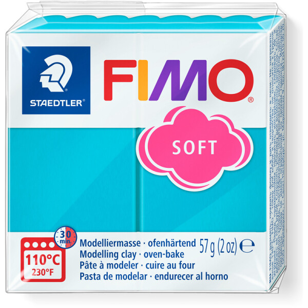 Modelliermasse Staedtler FIMO soft 8020 - pfefferminz normalfarbend ofenhärtend 57 g