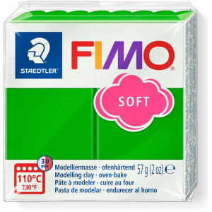 Modelliermasse Staedtler FIMO soft 8020 - tropisch grün normalfarbend ofenhärtend 57 g