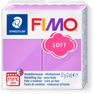 Modelliermasse Staedtler FIMO soft 8020 - lavendel normalfarbend ofenhärtend 57 g