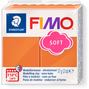 Modelliermasse Staedtler FIMO soft 8020 - cognac...