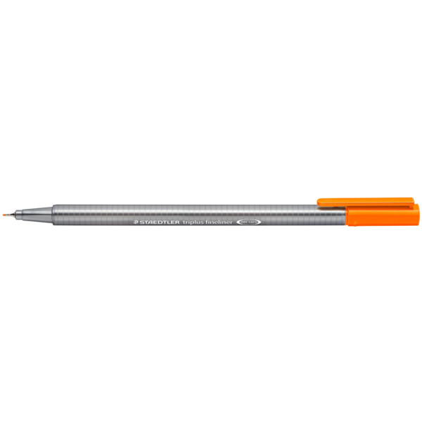 Fineliner Staedtler triplus 334 - orange 0,3 mm ergonomischer Dreikantschaft