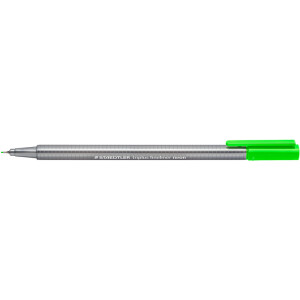 Fineliner Staedtler triplus 334 - neon grün 0,3 mm ergonomischer Dreikantschaft