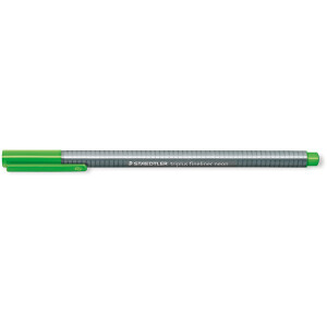 Fineliner Staedtler triplus 334 - neon grün 0,3 mm ergonomischer Dreikantschaft