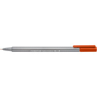 Fineliner Staedtler triplus 334 - kalhari orange 0,3 mm ergonomischer Dreikantschaft