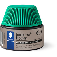 Flipchartmarker Nachfülltinte Staedtler Lumocolor 48856 - grün für Mod 356 permanent 30 ml
