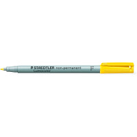 Folienschreiber Staedtler Lumocolor 316 - gelb 0,6 mm non-permanent nachfüllbar