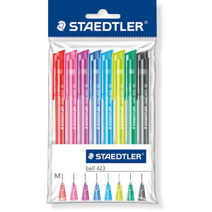 Kugelschreiber Staedtler 423M - farbig sortierte...