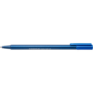 Kugelschreiber Staedtler triplus 437M - perlblaues Gehäuse Mine M blau