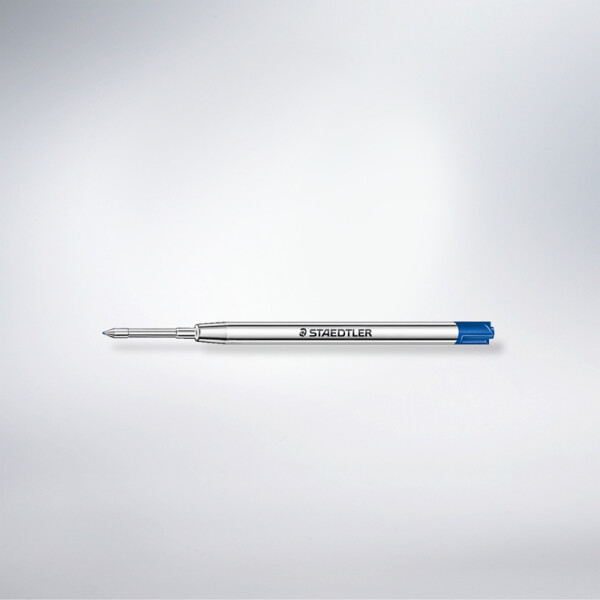 Kugelschreiber Ersatzmine Staedtler 458F-3 - ISO-Format G2 Mine F blau