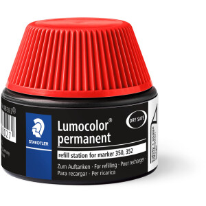 Permanentmarker Nachfülltinte Staedtler Lumocolor 48850 - rot für Mod. 350/352 30 ml