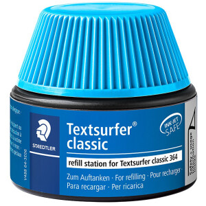 Textmarker Nachfülltinte Staedtler 48864 - blau für Mod. Textsurfer Classic permanent 30 ml