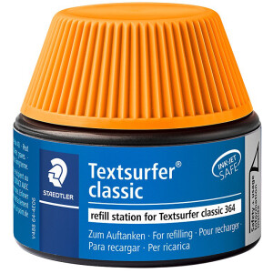 Textmarker Nachfülltinte Staedtler 48864 - orange für Mod. Textsurfer Classic permanent 30 ml