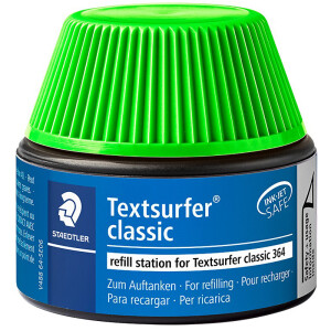 Textmarker Nachfülltinte Staedtler 48864 - grün für Mod. Textsurfer Classic permanent 30 ml