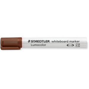 Whiteboardmarker Staedtler Lumocolor 351 - braun 2 mm Rundspitze non-permanent nachfüllbar