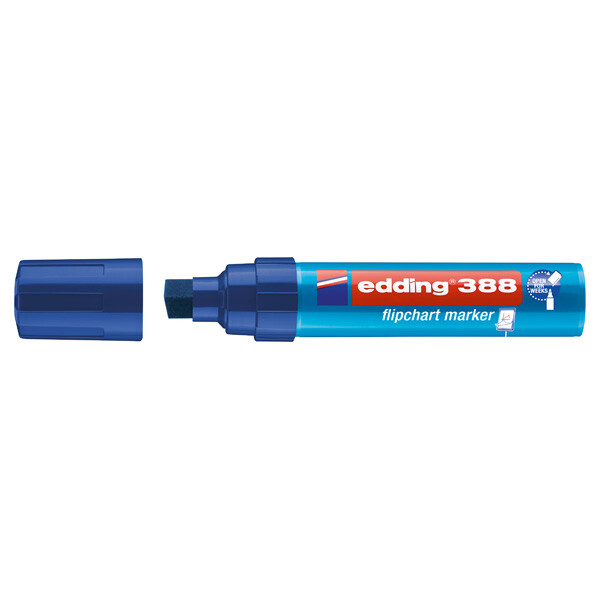 Flipchartmarker edding 388 - blau 4-12 mm Keilspitze permanent nicht nachfüllbar