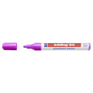 Glasboardmarker edding 90 - violett 2-3 mm Rundspitze non-permanent nicht nachfüllbar