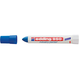 Pastenmarker edding 950 - blau 10 mm Rundspitze permanent...