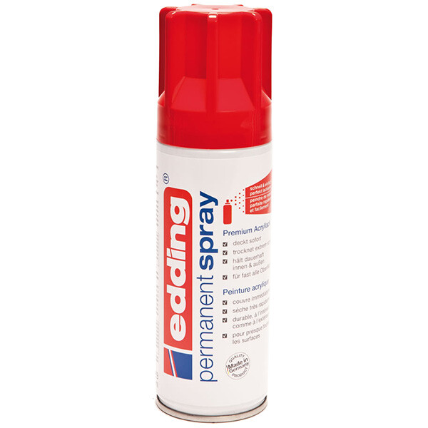 Permanentspray edding 5200 - verkehrsrot glänzend RAL3020 200 ml