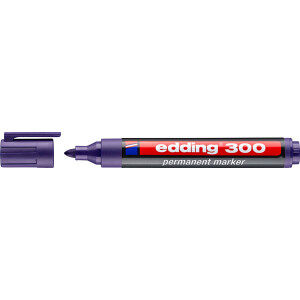 Permanentmarker edding Industrie 300 - violett 1,5-3 mm...