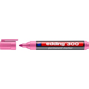 Permanentmarker edding Industrie 300 - rosa 1,5-3 mm...