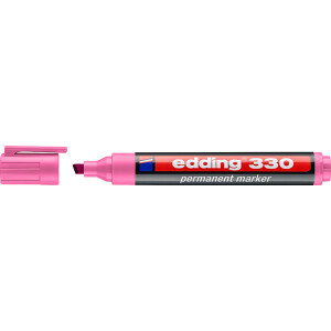 Permanentmarker edding Industrie 330 - rosa 1-5 mm...
