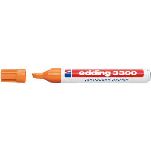 Permanentmarker edding 3300 - orange 1-5 mm Keilspitze...