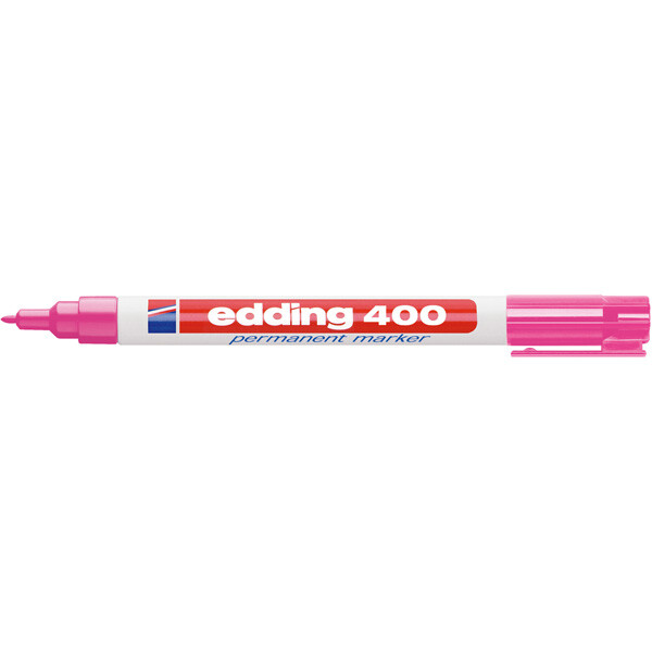 Permanentmarker edding 400 - rosa 1 mm Rundspitze nachfüllbar