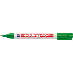 Permanentmarker edding 404 - grün 0,75 mm Rundspitze...