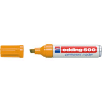 Permanentmarker edding 500 - orange 2-7 mm Keilspitze nachfüllbar
