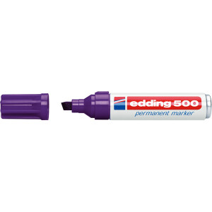Permanentmarker edding 500 - violett 2-7 mm Keilspitze...