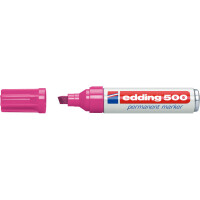 Permanentmarker edding 500 - rosa 2-7 mm Keilspitze nachfüllbar