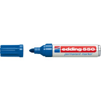 Permanentmarker edding 550 - blau 3-4 mm Rundspitze nachfüllbar