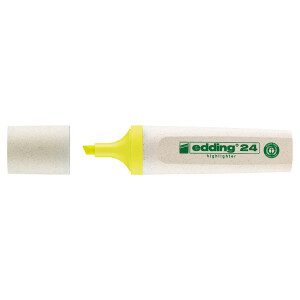 Textmarker edding EcoLine 24 - neongelb 2-5 mm Keilspitze...