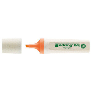 Textmarker edding EcoLine 24 - orange 2-5 mm Keilspitze permanent nachfüllbar