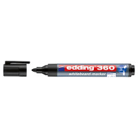 Whiteboardmarker edding 360 - schwarz 1,5-3 mm Rundspitze non-permanent nicht nachfüllbar