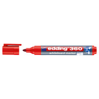 Whiteboardmarker edding 360 - rot 1,5-3 mm Rundspitze non-permanent nicht nachfüllbar