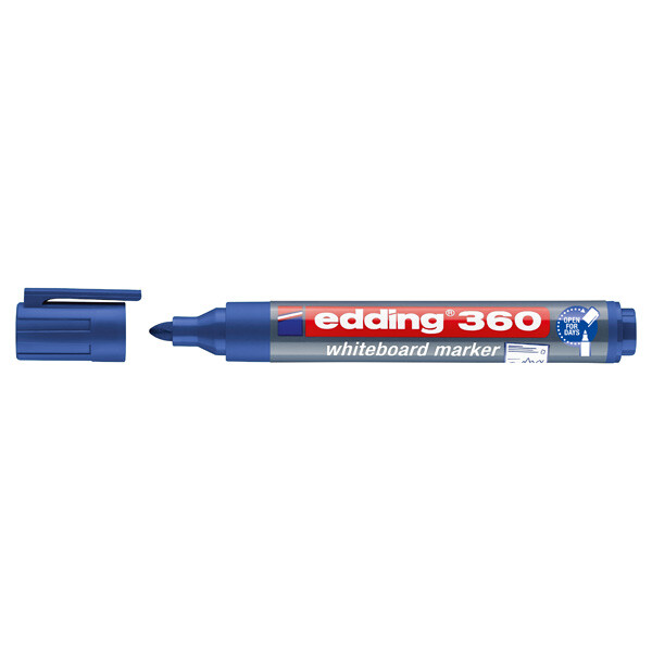 Whiteboardmarker edding 360 - blau 1,5-3 mm Rundspitze non-permanent nicht nachfüllbar
