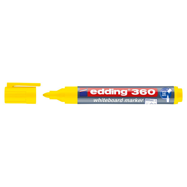 Whiteboardmarker edding 360 - gelb 1,5-3 mm Rundspitze non-permanent nicht nachfüllbar