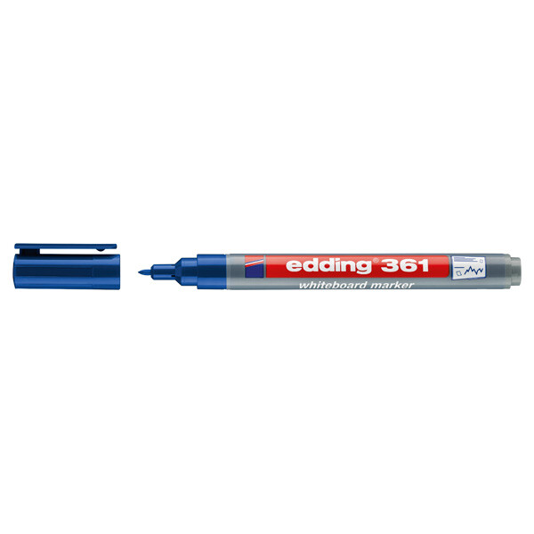 Whiteboardmarker edding 361 - blau 1 mm Rundspitze non-permanent nachfüllbar